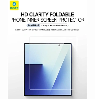 گلس ، محافظ صفحه بلو Blueo Electroplated Hd Foldable Phone Inner Screen Protector Samsung